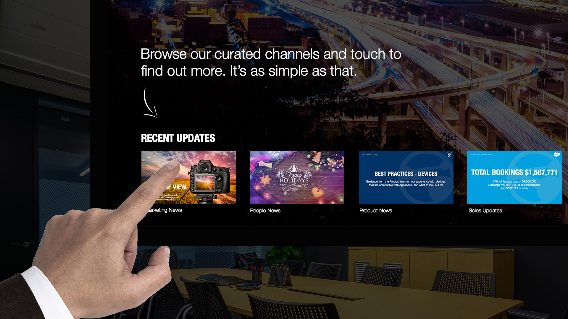 appspace app touch tv