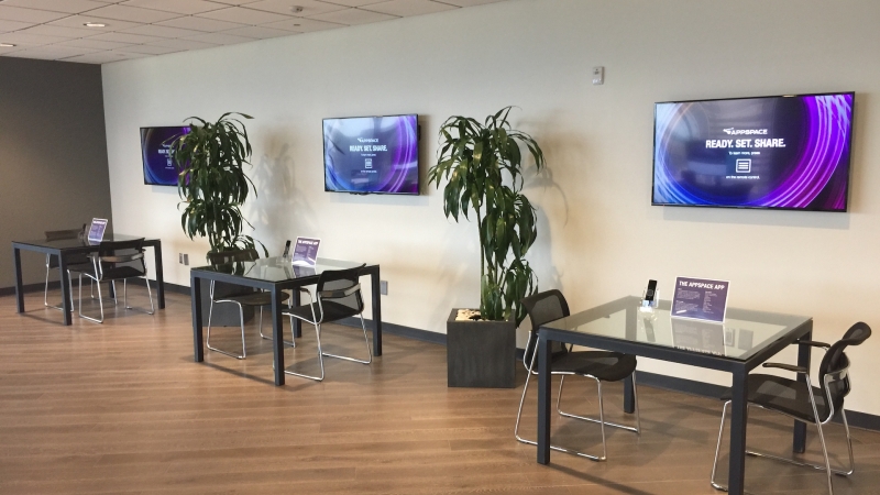 showcase appspace lobby signage